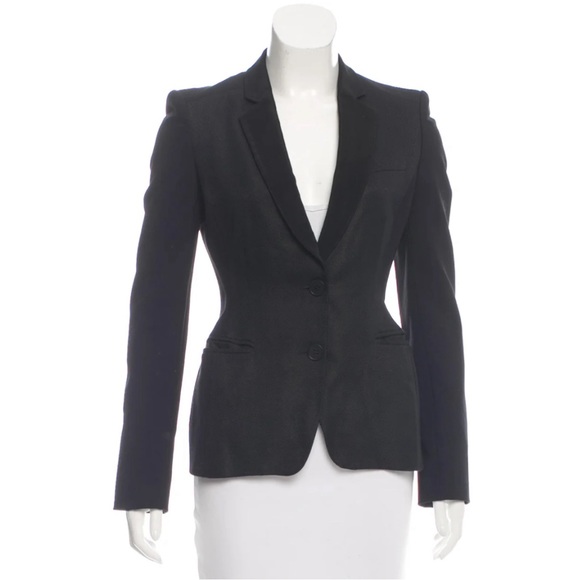 Stella McCartney notch-collar woven blazer - size XS - Picture 1 of 11